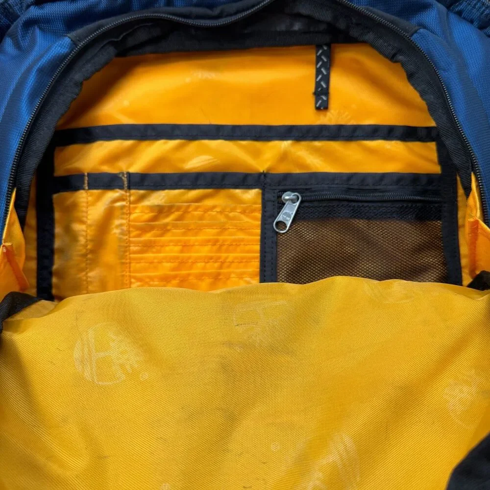 Vintage Timberland Expandable Laptop Bag Blue Shoulder Strap Travel Carryon Work